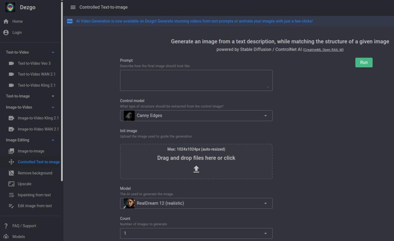 Dezgo screenshot 2