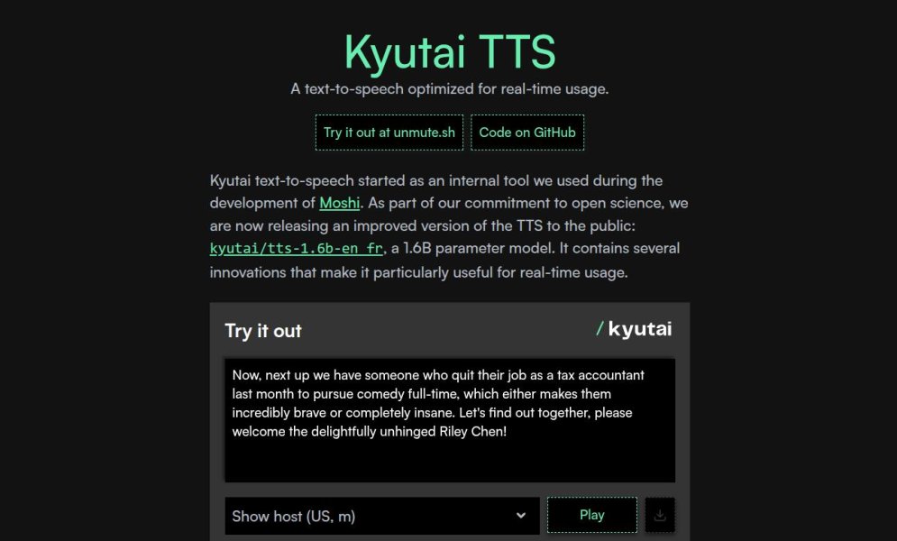 Kyutai TTS