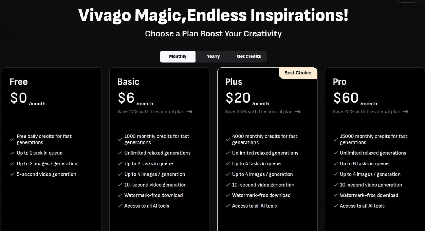 Vivago.ai screenshot 2