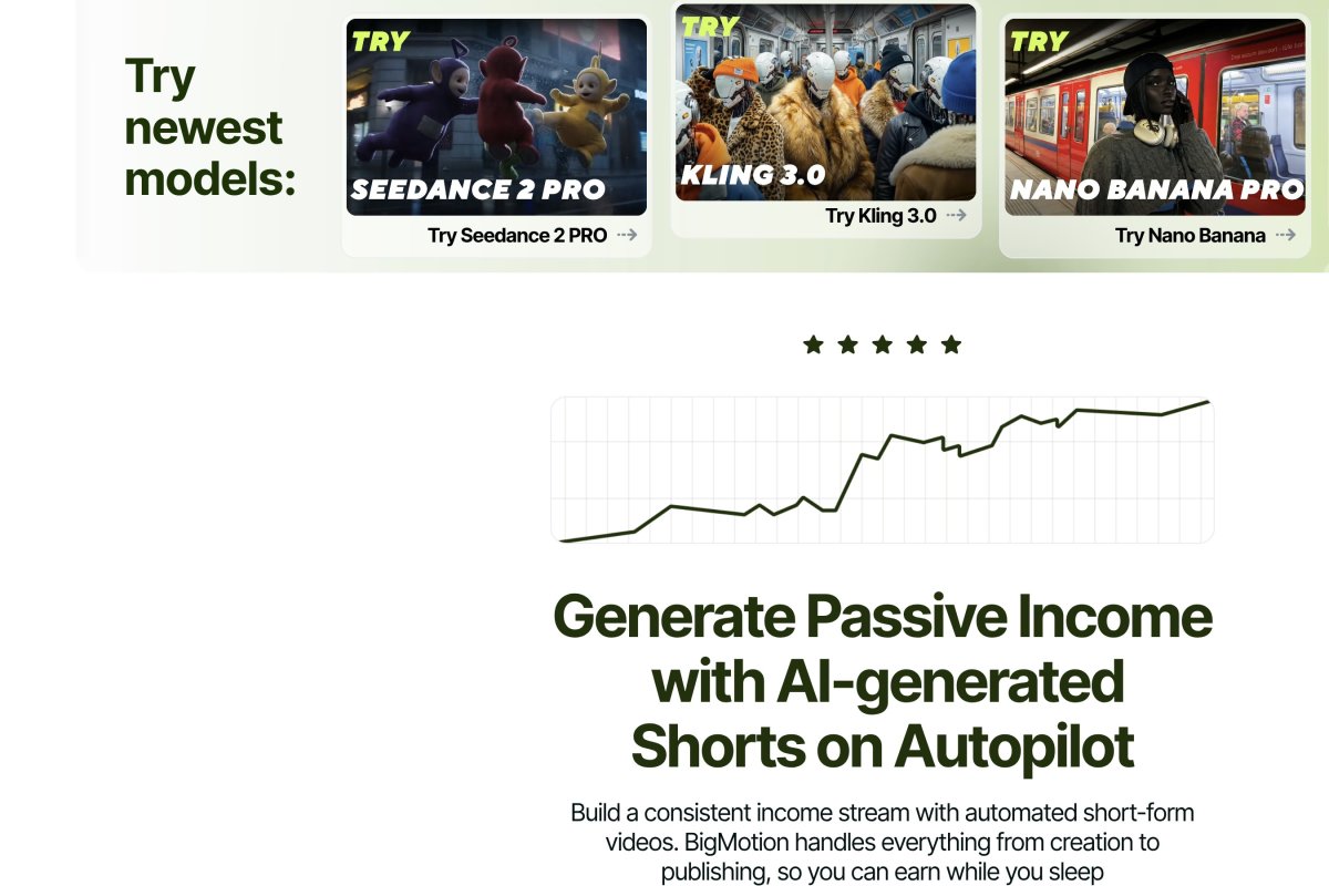 BigMotion AI screenshot 2