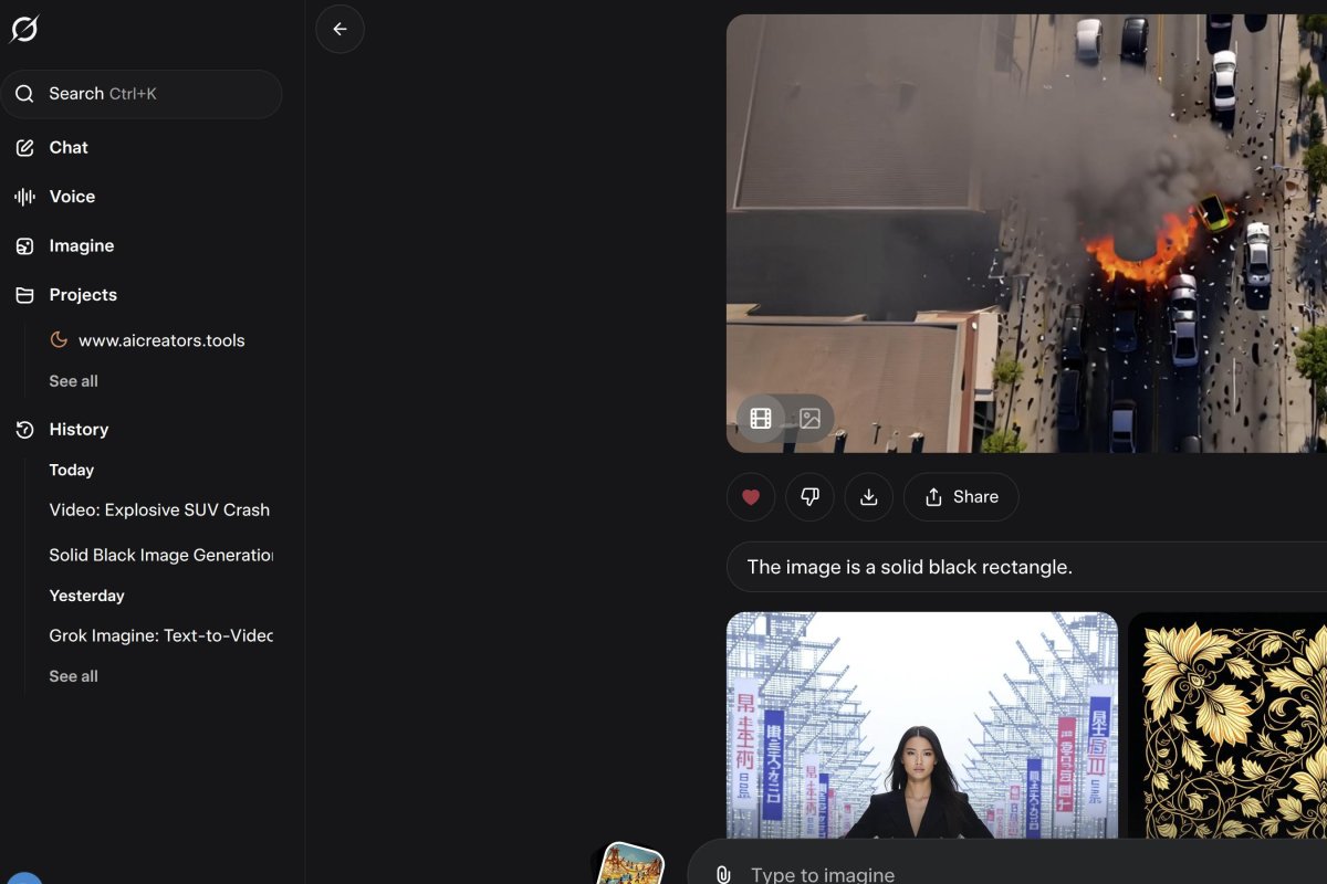 GROK screenshot 3