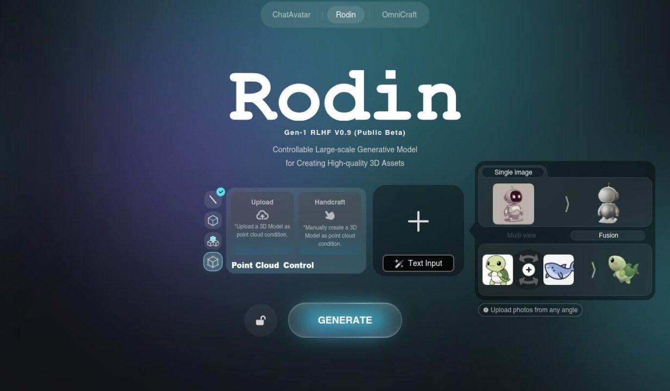 Rodin 3D AI screenshot 1