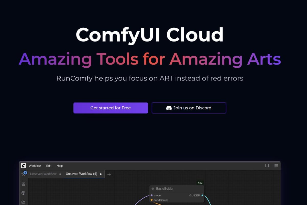 RunComfy screenshot 1